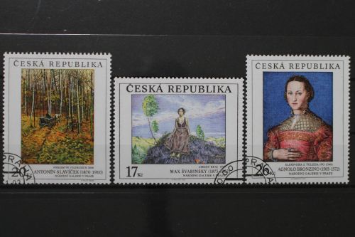 Tschechische Republik, MiNr. 382-384, gestempelt