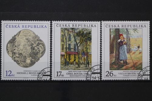 Tschechische Republik, MiNr. 308-310, gestempelt