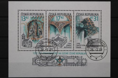 Tschechische Republik, MiNr. Block 14, gestempelt