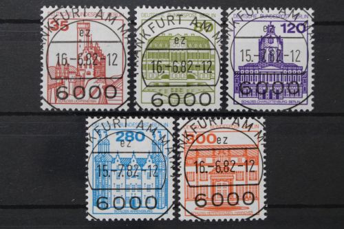 Berlin, MiNr. 673-677 A zentrisch VS F/M, EST