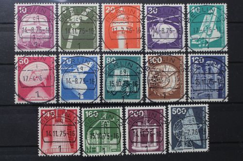 Berlin, MiNr. 494-507 zentrisch Berlin 12, EST