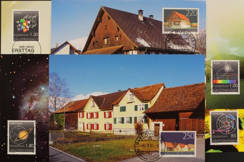 Liechtenstein, MiNr. 1355-1356, 1357-1360, Maximumkarten