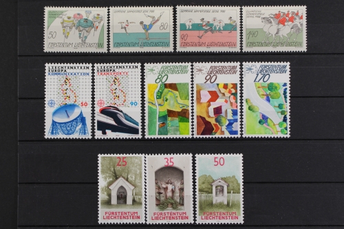 Liechtenstein, Partie aus 1988, postfrisch / MNH