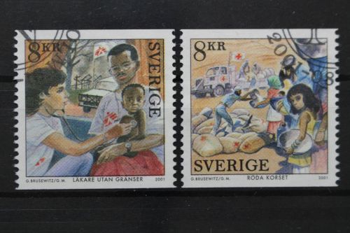 Schweden, MiNr. 2243-2244, gestempelt