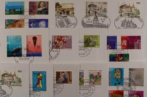 Schweiz, Partie aus 1994, FDC