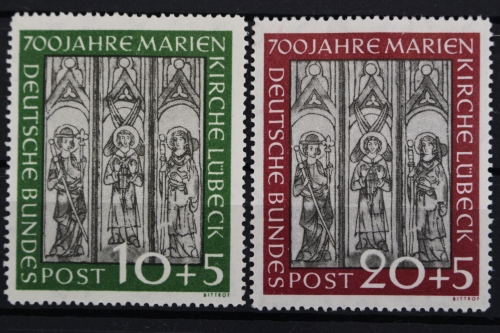 Deutschland (BRD), MiNr. 139-140, Falz