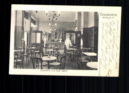 Berlin Charlottenburg, Konditorei und Café Kaden, Berlinerstr. 95
