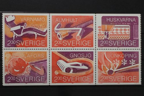Schweden, MiNr. 1559-1564, postfrisch