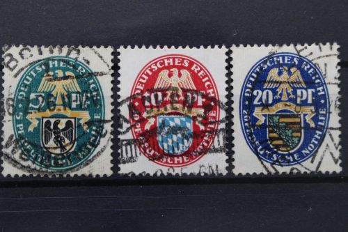 Deutsches Reich, MiNr. 375-377, gestempelt
