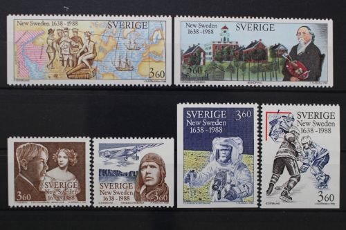 Schweden, MiNr. 1473-1478, postfrisch