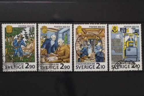Schweden, MiNr. 1399-1402, gestempelt