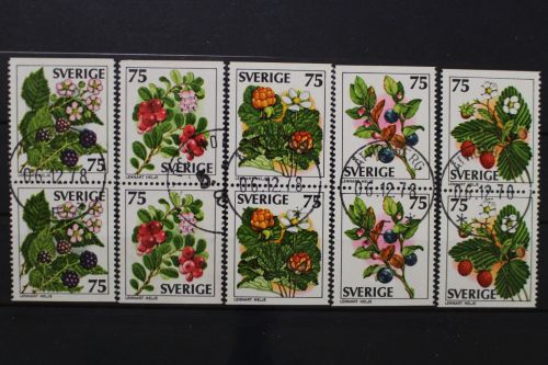 Schweden, MiNr. 994-998 Do/Du, gestempelt
