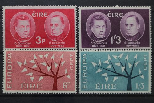 Irland, MiNr. 153-156 Jahrgang 1962, postfrisch