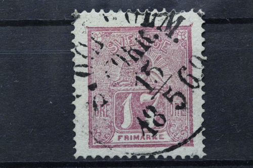 Schweden, MiNr. 15, gestempelt