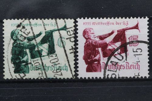 Deutsches Reich, MiNr. 584-585 y, gestempelt