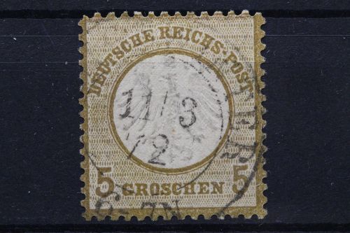 Deutsches Reich, MiNr. 6, gestempelt