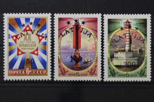 Lettland, MiNr. 348-350, postfrisch