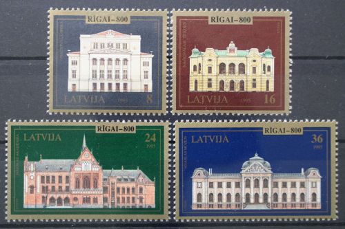 Lettland, MiNr. 410-413, postfrisch