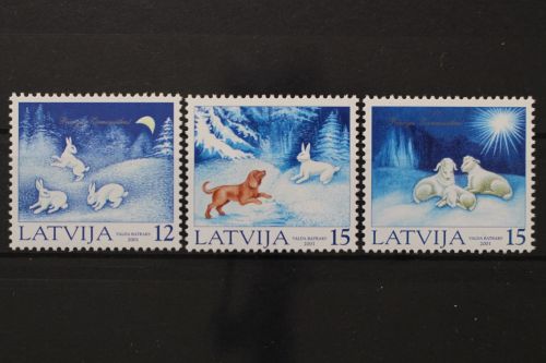 Lettland, MiNr. 559-561, postfrisch