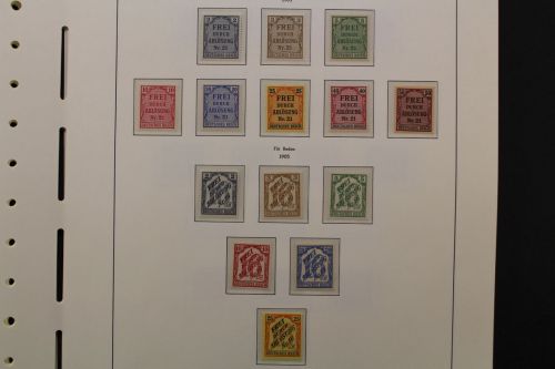 Deutsches Reich Dienstmarken 1903-1944, ungebrauchte bzw. postfrische Sammlung