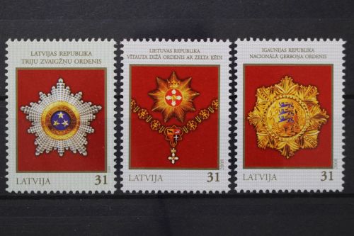 Lettland, MiNr. 724-726, postfrisch