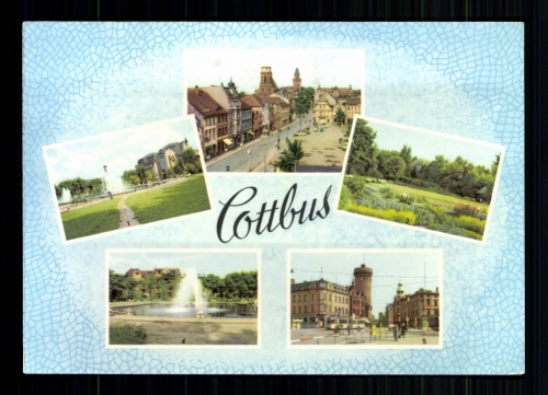 Cottbus, 5 Bilderkarte