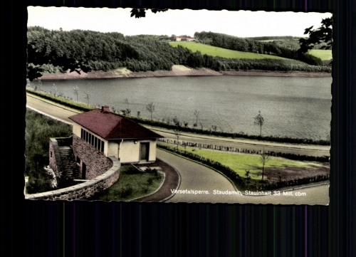 Versetalsperre bei Lüdenscheid, Staudamm