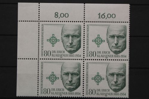 Berlin, MiNr. 719 Viererblock Ecke links oben, postfrisch