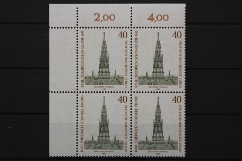 Berlin, MiNr. 640 Viererblock Ecke links oben, postfrisch