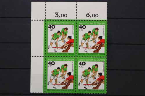 Berlin, MiNr. 518 Viererblock Ecke links oben, postfrisch