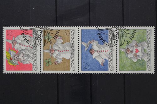 Liechtenstein, MiNr. 1173-1176 Viererstreifen, gestempelt