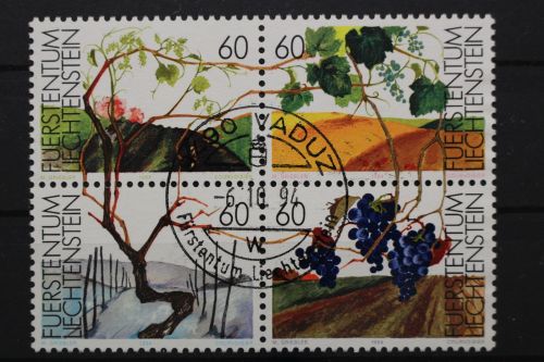 Liechtenstein, MiNr. 1089-1092 Viererblock, gestempelt