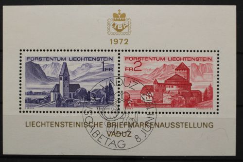 Liechtenstein, MiNr. Block 9, gestempelt