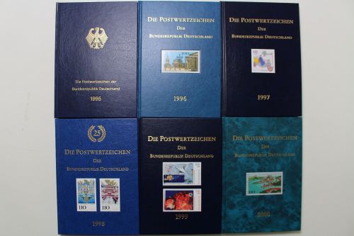 Deutschland, postfrische Jahrbücher Sammlung 1995-2000