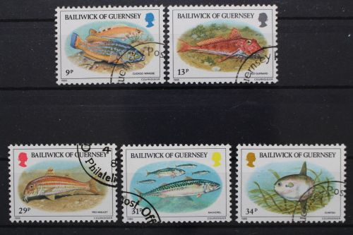 Guernsey, MiNr. 314-318, gestempelt