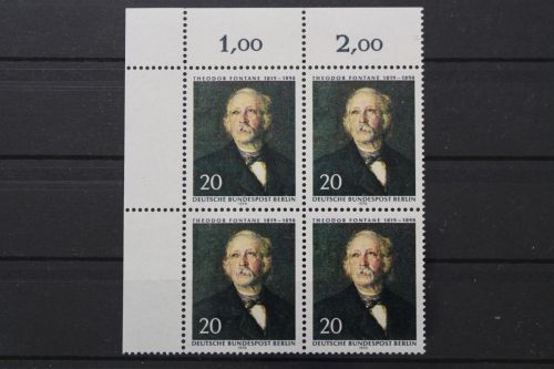 Berlin, MiNr. 353 Viererblock Ecke links oben, postfrisch