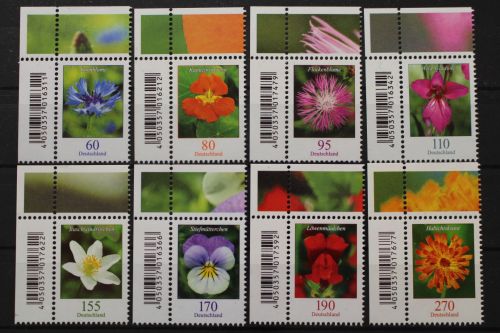 Deutschland (BRD), MiNr. 3468-3475 Ecke links oben, postfrisch