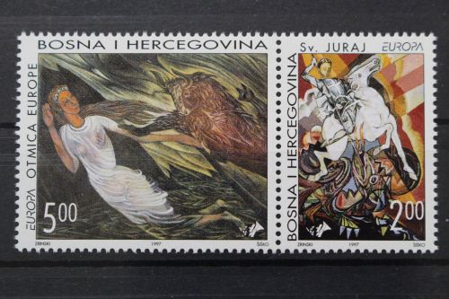 Kroatische Republik (Mostar), MiNr. 35-36 Paar, postfrisch