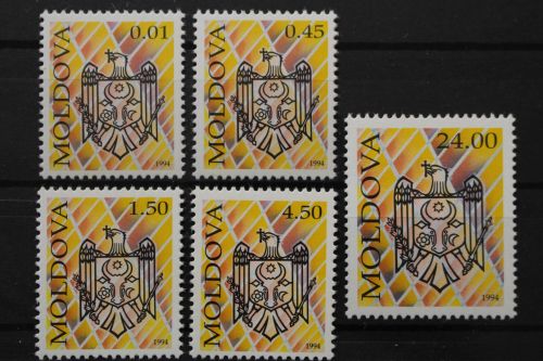 Moldawien, MiNr. 101-105, postfrisch