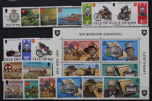 Insel Man, MiNr. 36-Block 1 Jahrgang 1974, postfrisch