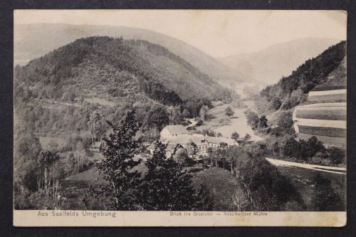 Saalfeld Umgebung, Gissratal - Reschwitzer Mühle