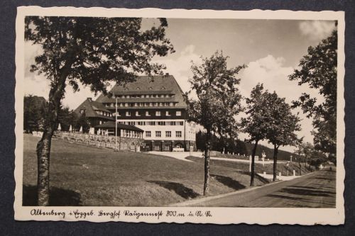 Altenberg Erzgebirge, Berghof Raupennest Ansicht von der Strasse