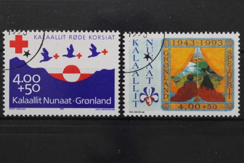 Grönland, MiNr. 236-237, gestempelt