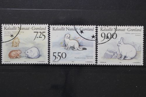 Grönland, MiNr. 249-251, gestempelt