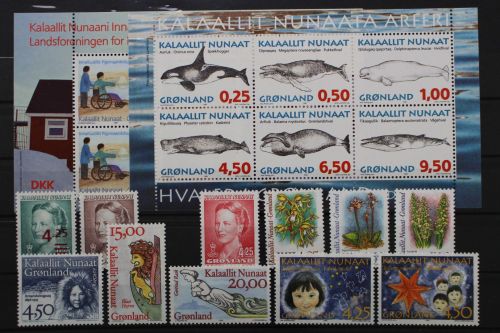 Grönland, MiNr. 281-298 Jahrgang 1996, postfrisch