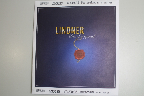 Lindner dT-System, Deutschland Vordruckblätter 2016