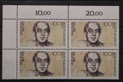 Berlin, MiNr. 845 Viererblock Ecke links oben, postfrisch