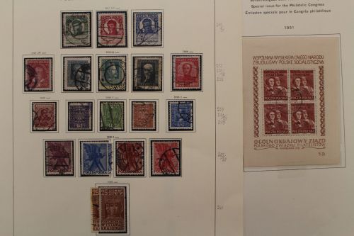 Polen 1918-1999, große Sammlung in 3 Vordruckalben