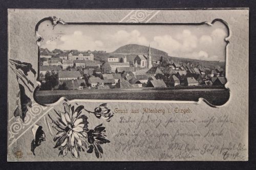 Altenberg im Erzgebirge, Ortsansicht, Blumen