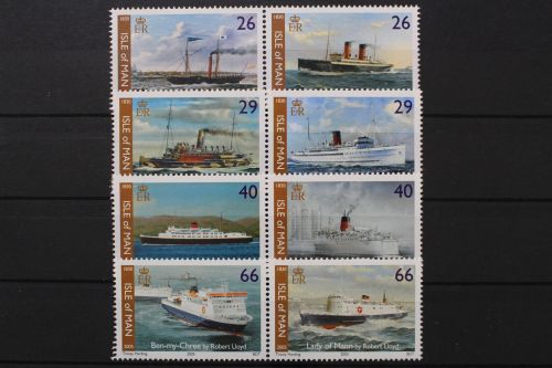Isle of Man, Schiffe, MiNr. 1203-1210 Paare, postfrisch